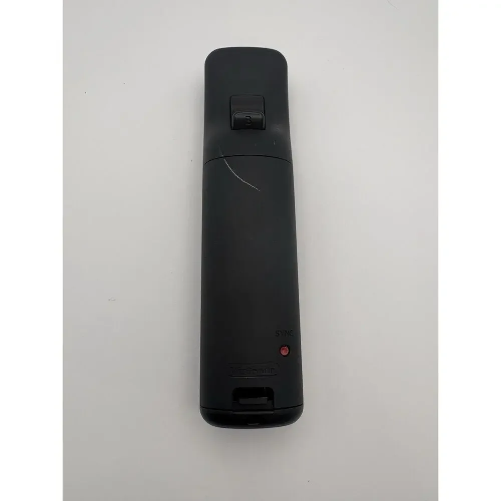 OEM Nintendo Wii Motion Plus Black Controller RVL-036 W/ Silicone Cover Tested